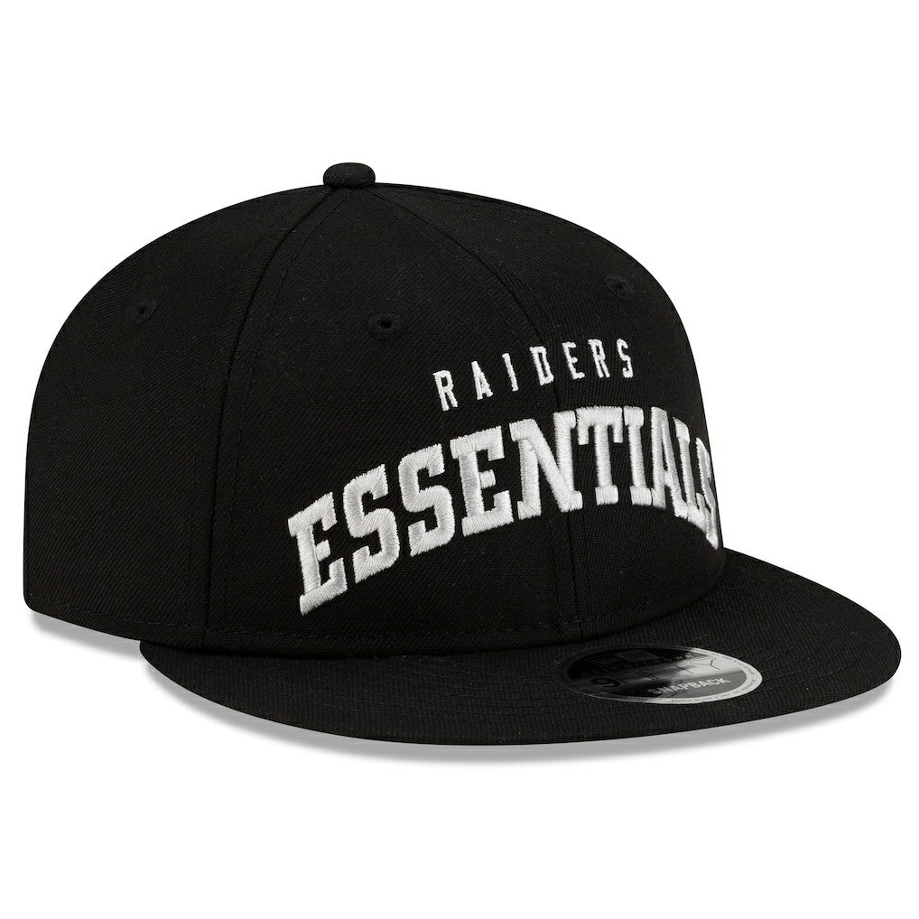 Las Vegas Raiders New Era x Fear of God x NFL 9FIFTY Snapback Hat Black - NFL