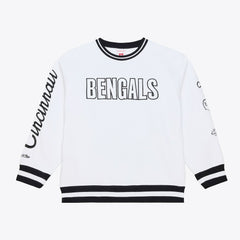 Cincinnati Bengals Arctic Fleece Sweatshirt White - Mitchell & Ness