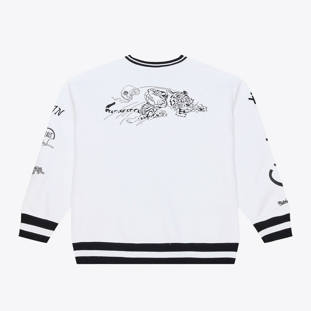 Cincinnati Bengals Arctic Fleece Sweatshirt White - Mitchell & Ness