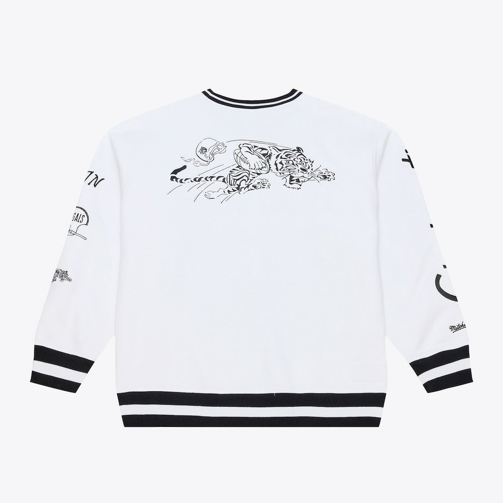 Cincinnati Bengals Arctic Fleece Sweatshirt White - Mitchell & Ness