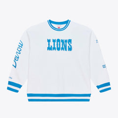 Detroit Lions Arctic Fleece Sweatshirt White - Mitchell & Ness