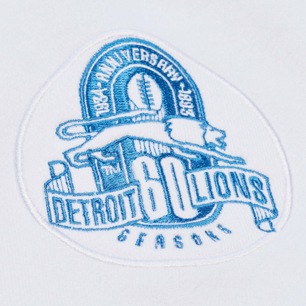 Detroit Lions Arctic Fleece Sweatshirt White - Mitchell & Ness
