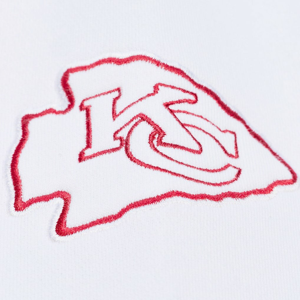 Kansas City Chiefs Arctic Fleece Sweatshirt White - Mitchell & Ness