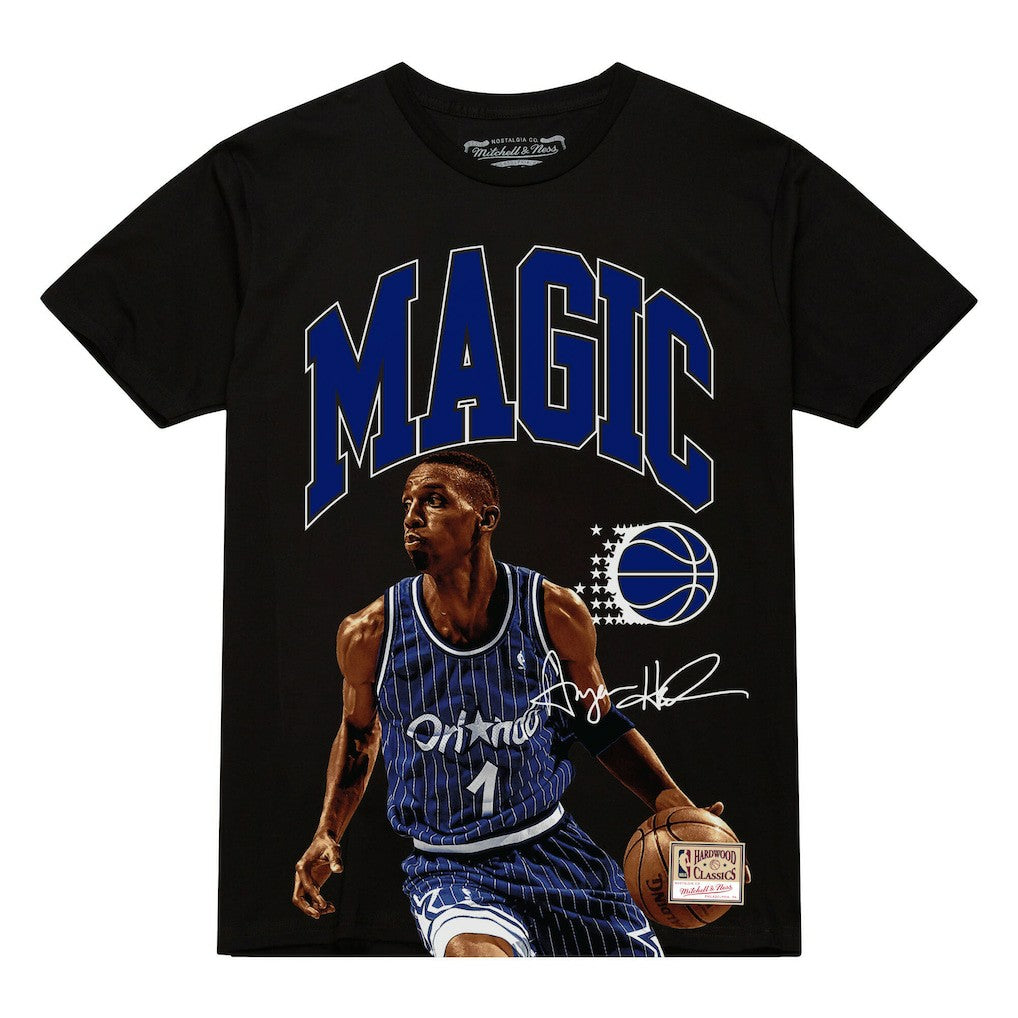 Mitchell & Ness - Penny Hardaway Orlando Magic Hardwood Classics Player Arch T-Shirt - Black