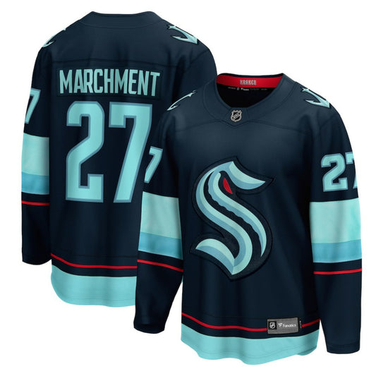 Mason Marchment Seattle Kraken Fanatics Home Breakaway Jersey - Deep Sea Blue | NHL Jerseys