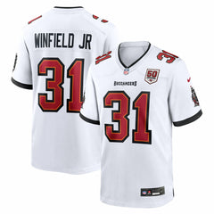 Antoine Winfield Jr. Tampa Bay Buccaneers 50th Season Patch Game Jersey White - Nike