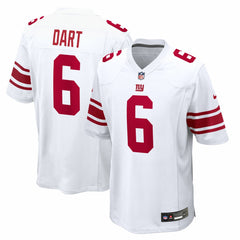 Jaxson Dart New York Giants Game Jersey White - Nike