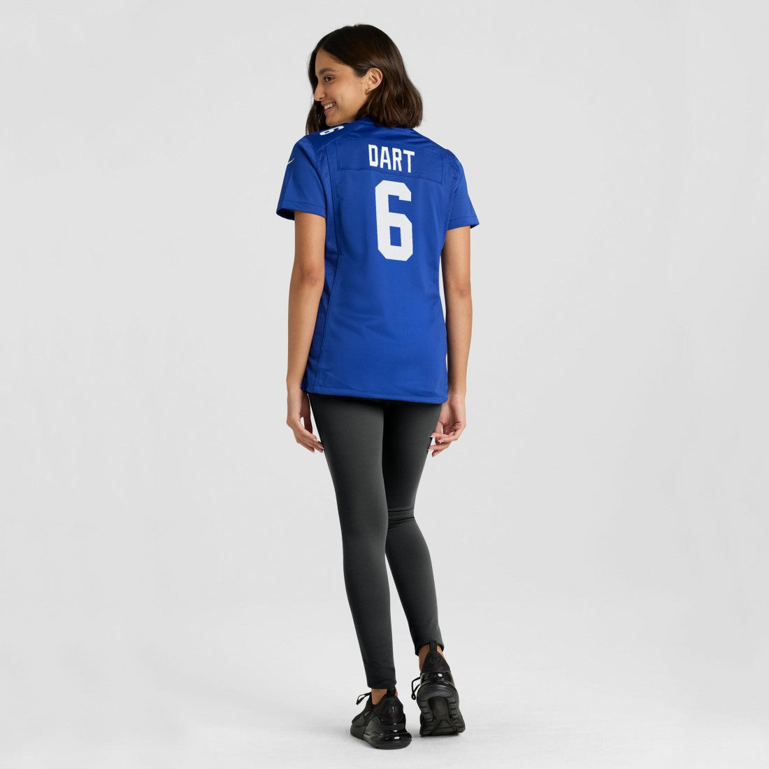 Jaxson Dart New York Giants Women's Team Game Jersey Royal - Nike