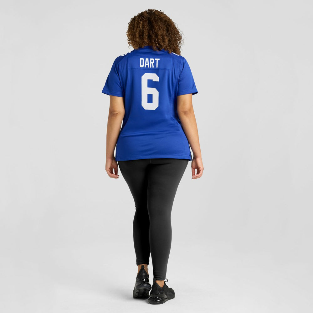 Jaxson Dart New York Giants Women's Team Game Jersey Royal - Nike