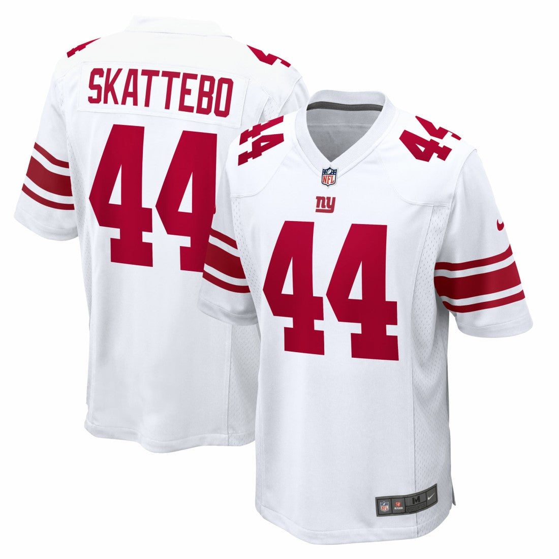 Cam Skattebo New York Giants Game Jersey White - Nike