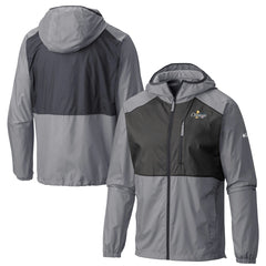 Columbia - Oklahoma City Thunder 2025 NBA Finals Champions Flash Forward Lightweight Full-Zip Hooded Windbreaker - Gray