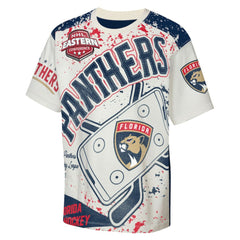 Florida Panthers - Outerstuff Youth Top Player T-Shirt Cream