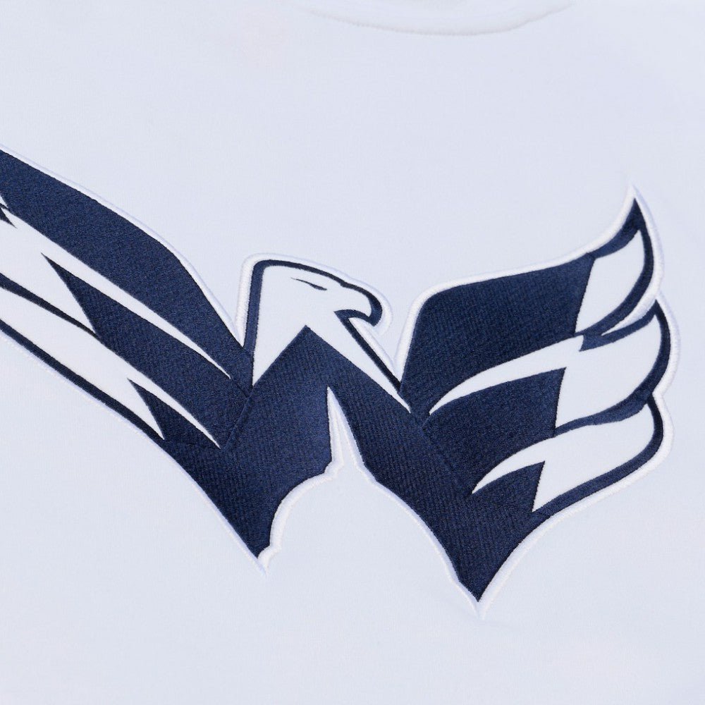 Washington Capitals Mitchell & Ness Arctic Fleece Hoodie White