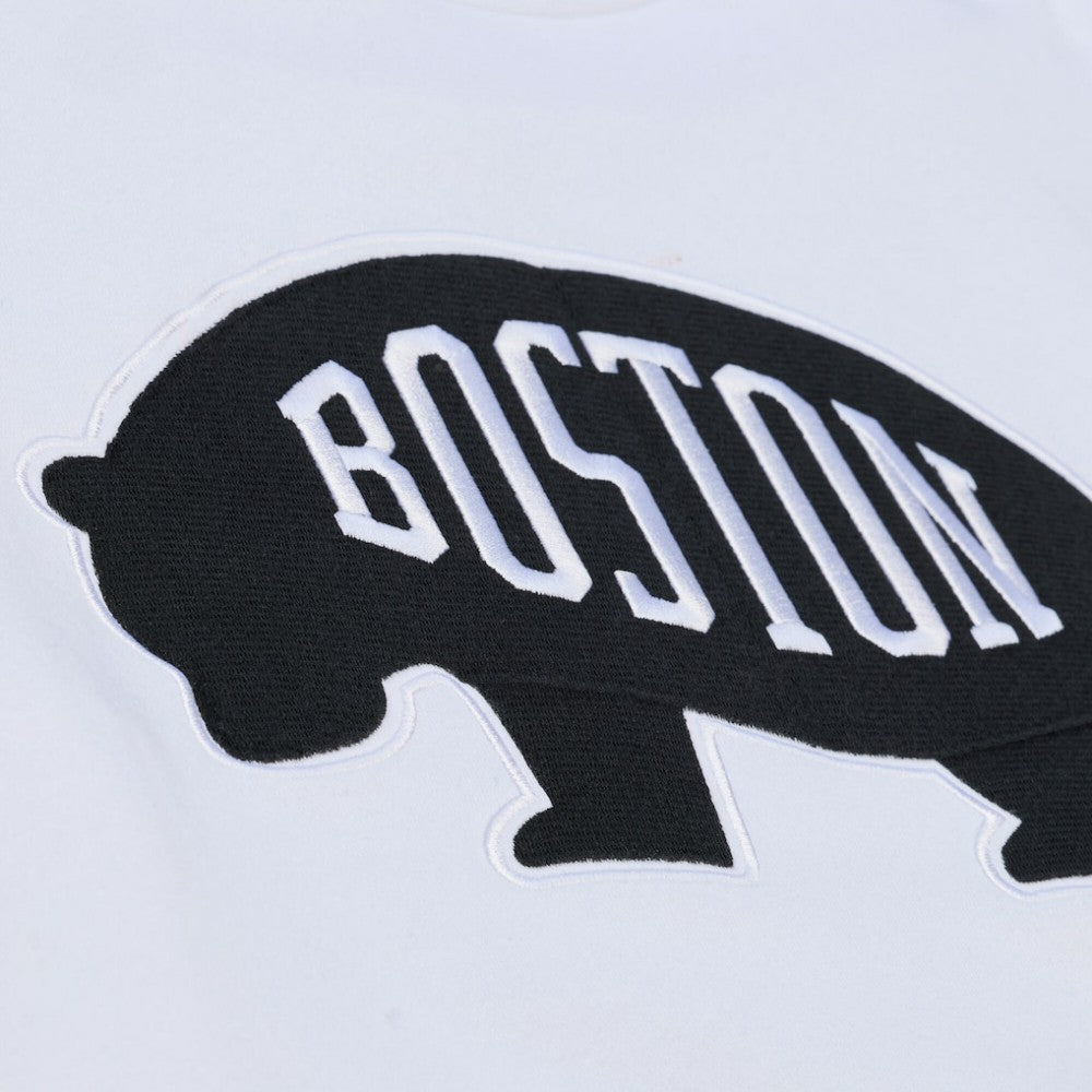 Boston Bruins Mitchell & Ness Arctic Fleece Hoodie White