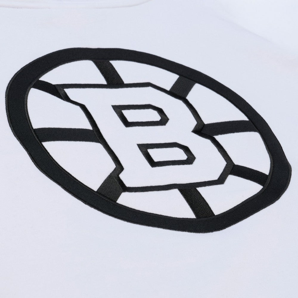 Boston Bruins Mitchell & Ness Arctic Fleece Hoodie White