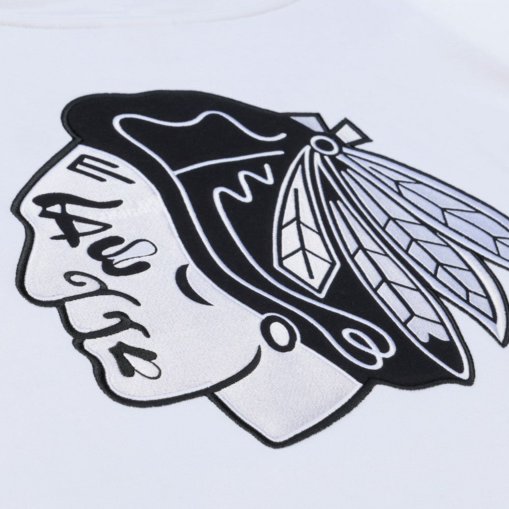 Chicago Blackhawks Mitchell & Ness Arctic Fleece Hoodie White