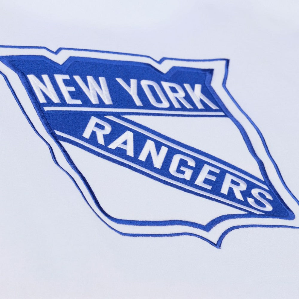 New York Rangers Mitchell & Ness Arctic Fleece Hoodie White