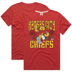 Kansas City Chiefs Homage NFL x Grateful Dead Tri-Blend T-Shirt Red - NFL
