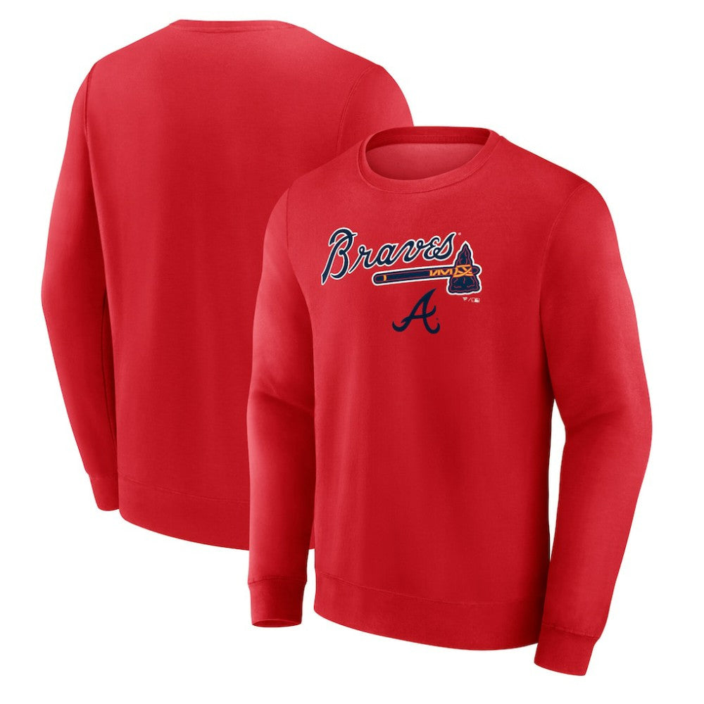 Atlanta Braves Team Lockup Sweatshirt Lifestyle