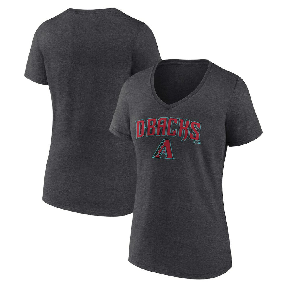 Arizona Diamondbacks Women's Team Lockup V-Neck T-Shirt Online