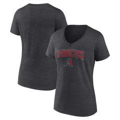 Arizona Diamondbacks Women's Team Lockup V-Neck T-Shirt Online