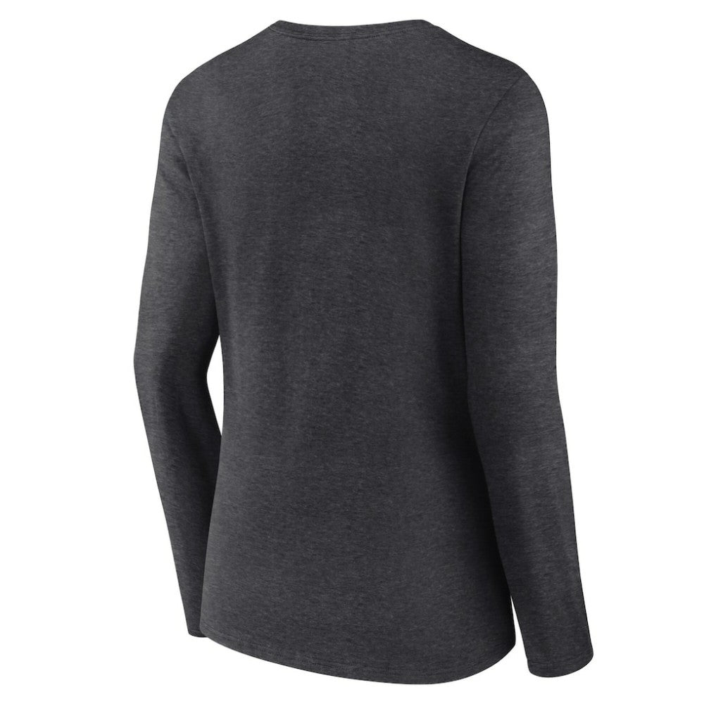 Chicago Cubs Women's Team Lockup Long Sleeve V-Neck T-Shirt for sale
