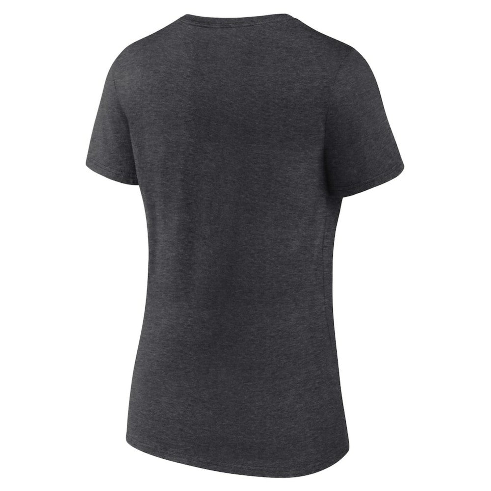 Chicago Cubs Women's Team Lockup V-Neck T-Shirt Near Me