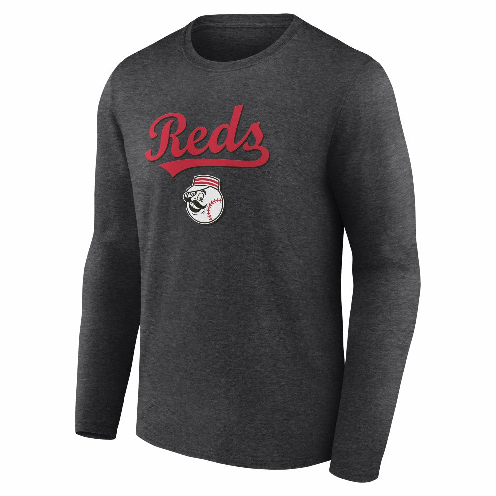 Cincinnati Reds Team Lockup Long Sleeve T-Shirt Online