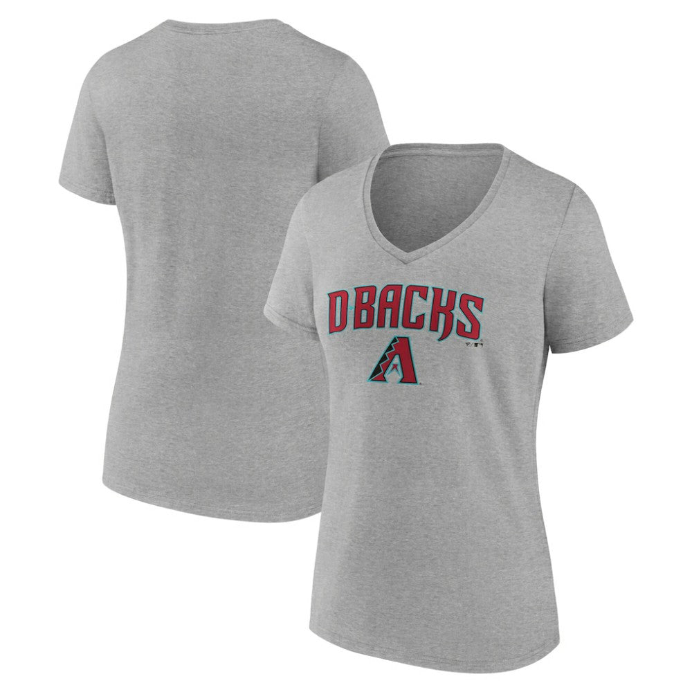 Arizona Diamondbacks Women's Team Lockup V-Neck T-Shirt Clearance