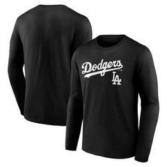 Los Angeles Dodgers Team Lockup Long Sleeve T-Shirt for sale