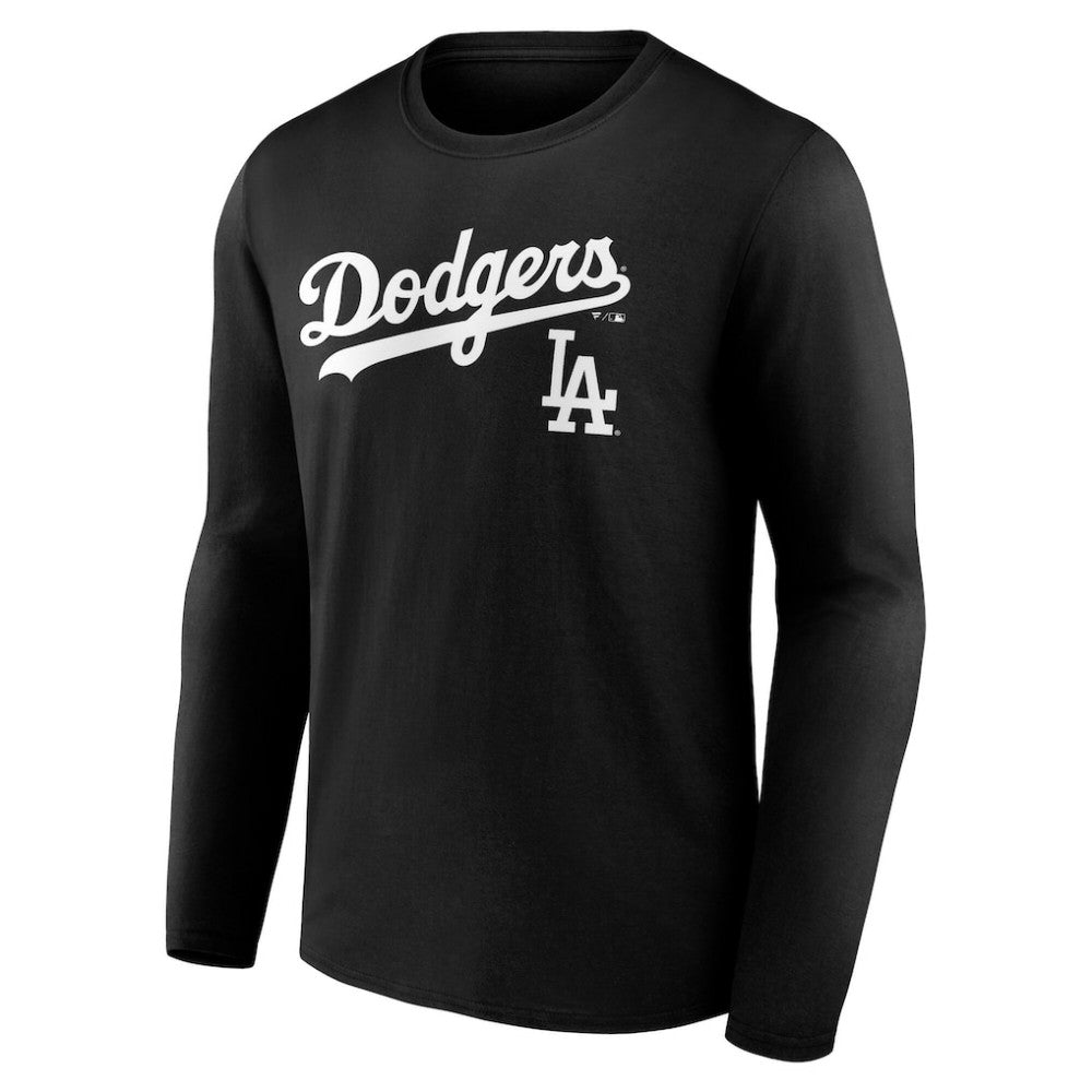 Los Angeles Dodgers Team Lockup Long Sleeve T-Shirt for sale