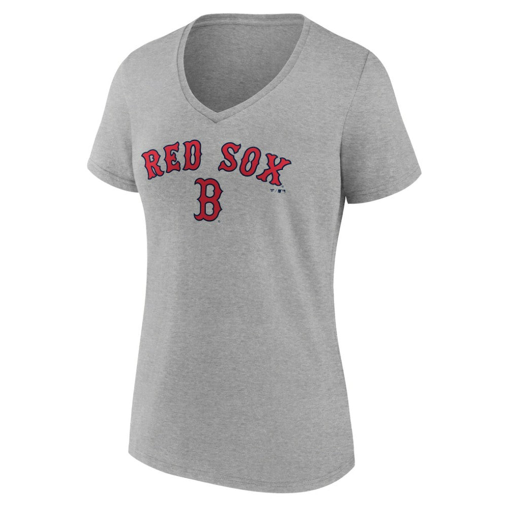 Boston Red Sox Women's Team Lockup V-Neck T-Shirt for sale