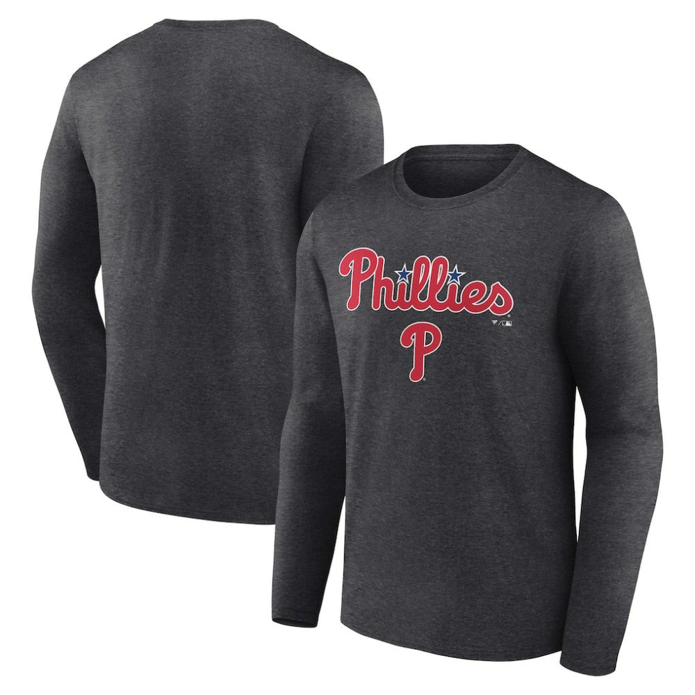 Philadelphia Phillies Team Lockup Long Sleeve T-Shirt Clearance