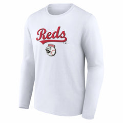 Cincinnati Reds Team Lockup Long Sleeve T-Shirt Clearance