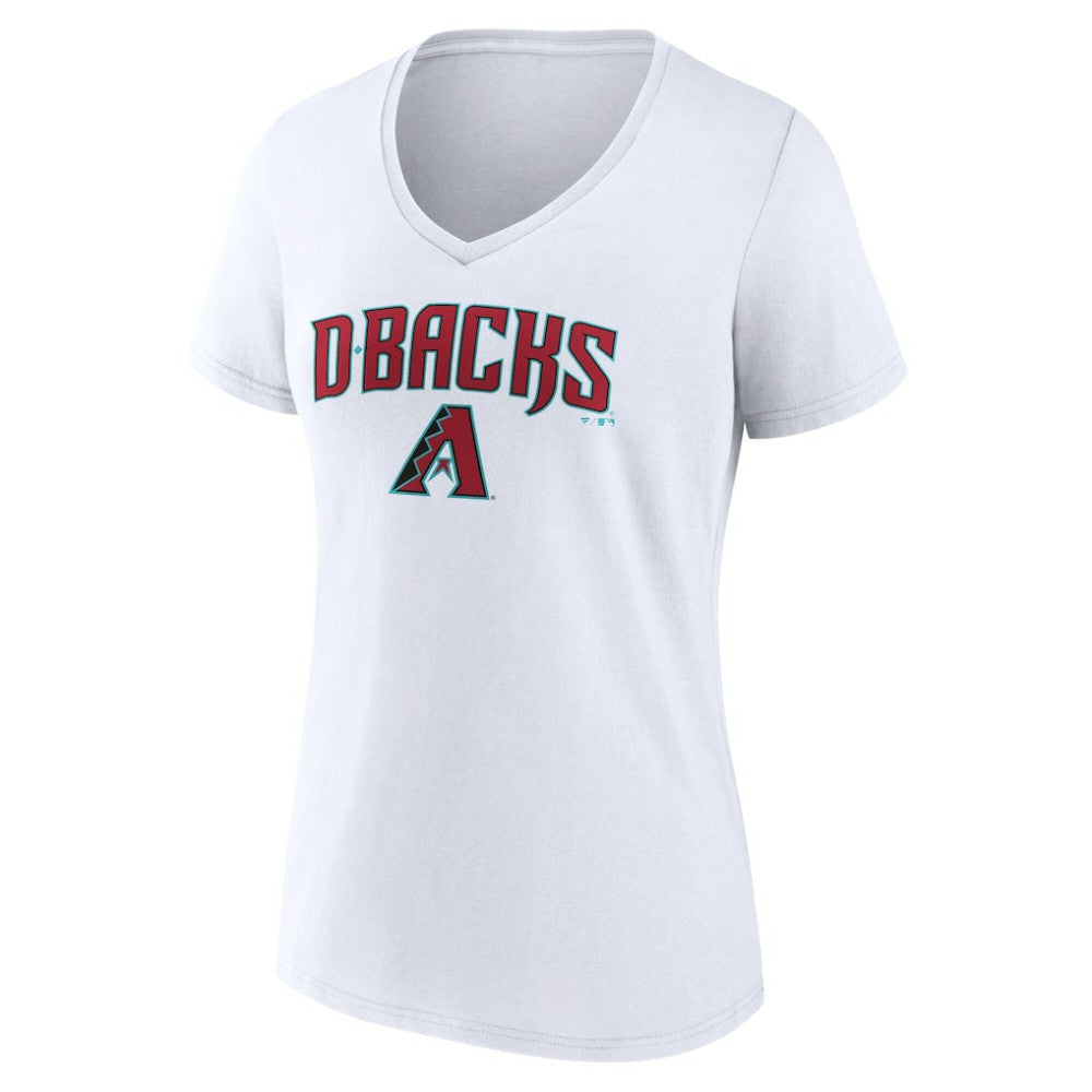 Arizona Diamondbacks Women's Team Lockup V-Neck T-Shirt Near Me