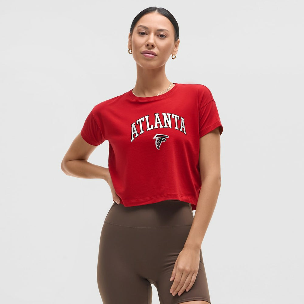 Atlanta Falcons lululemon Women's Cates T-Shirt College Crimson - NFL