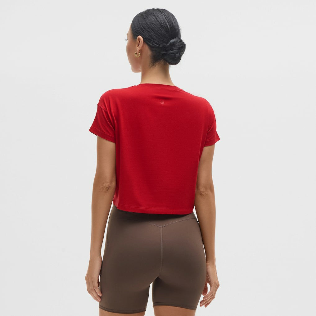 Atlanta Falcons lululemon Women's Cates T-Shirt College Crimson - NFL