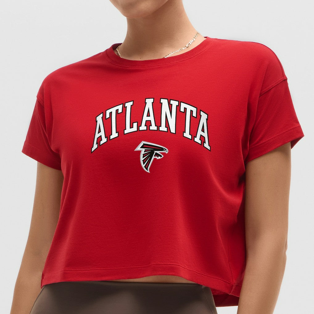 Atlanta Falcons lululemon Women's Cates T-Shirt College Crimson - NFL