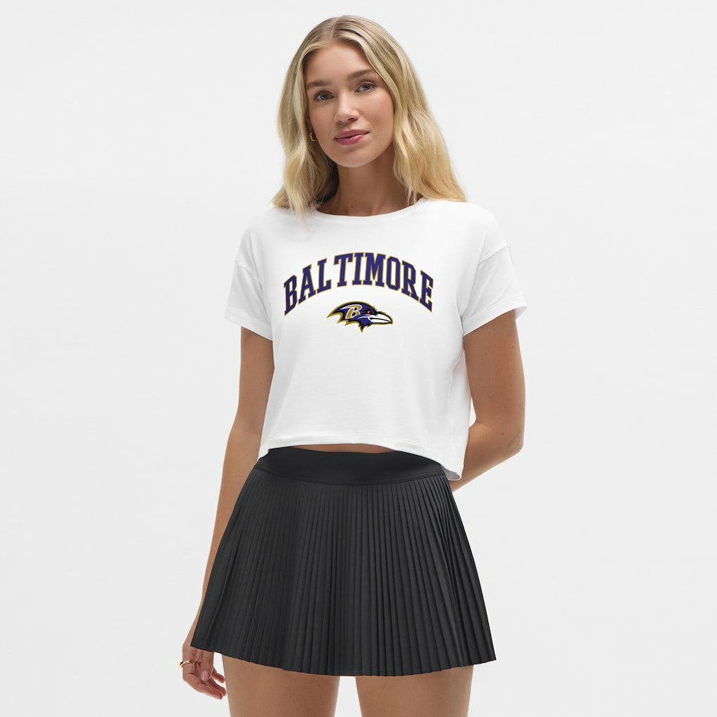 Baltimore Ravens lululemon Women's Cates T-Shirt White - NFL