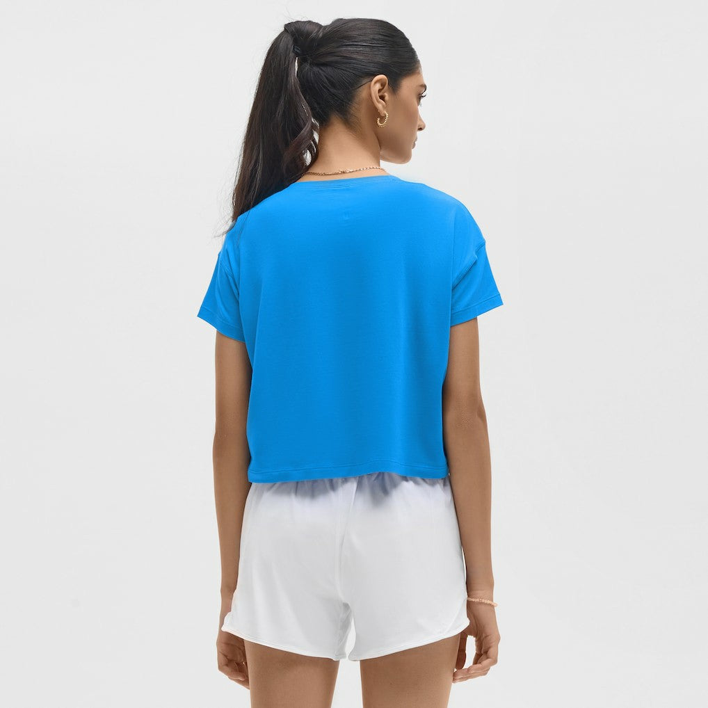 Los Angeles Chargers lululemon Women's Cates T-Shirt Beaming Blue - NFL