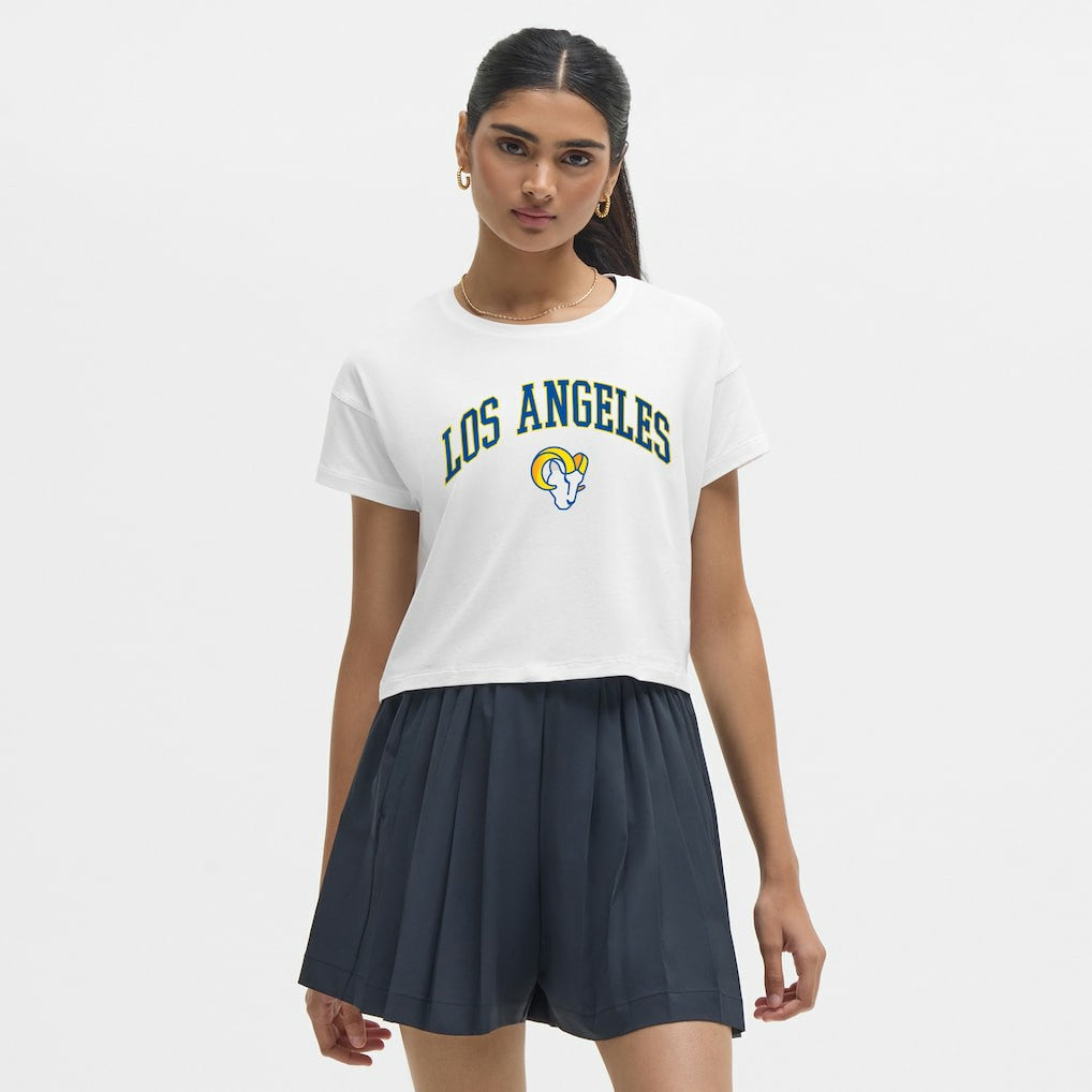 Los Angeles Rams lululemon Women's Cates T-Shirt White - NFL