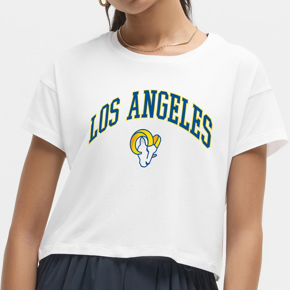 Los Angeles Rams lululemon Women's Cates T-Shirt White - NFL