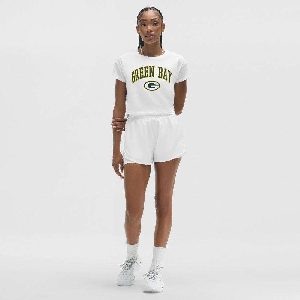 Green Bay Packers lululemon Women's Cates T-Shirt White - NFL