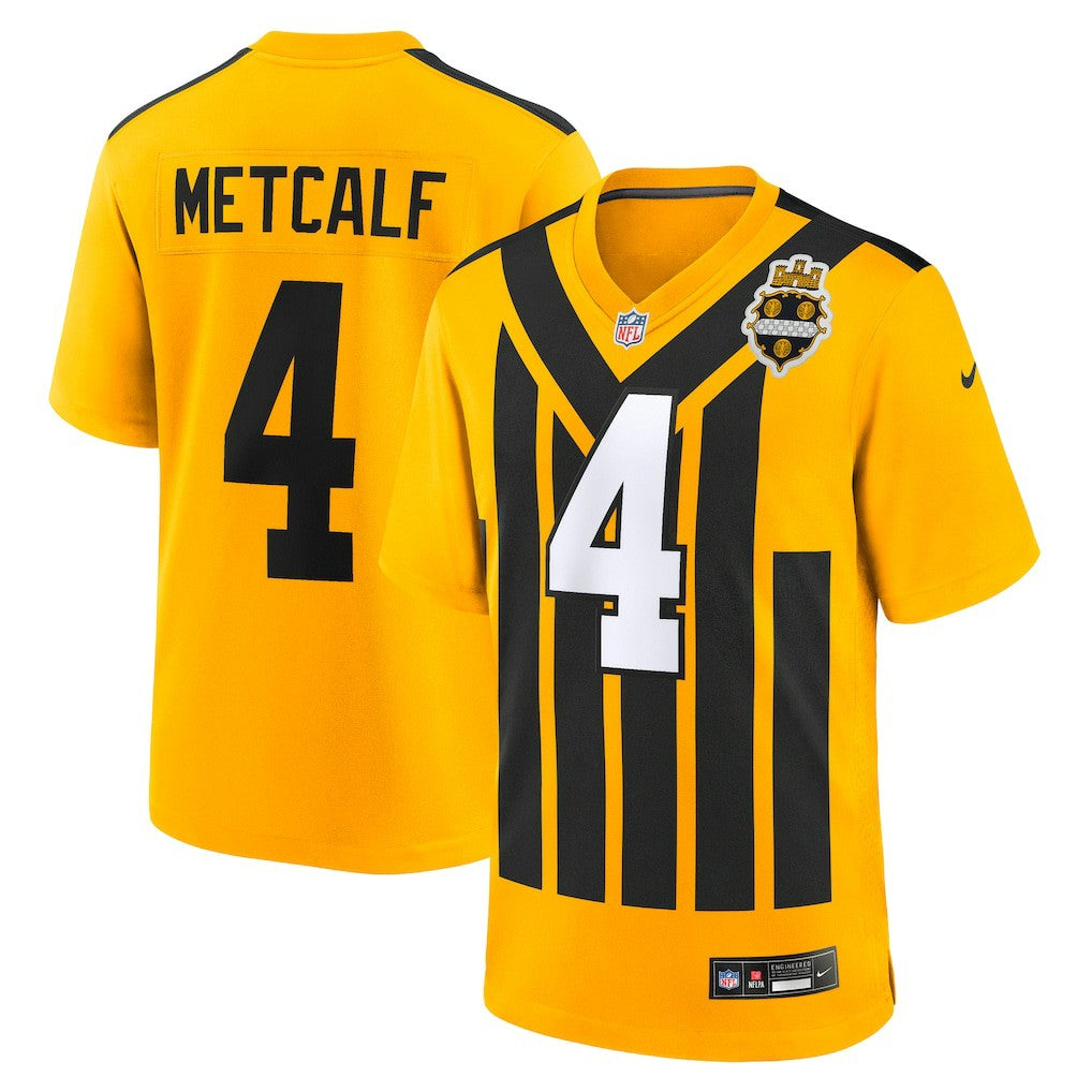 DK Metcalf Pittsburgh Steelers Alternate 1933 Throwback Game Jersey Gold - Nike
