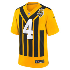 DK Metcalf Pittsburgh Steelers Alternate 1933 Throwback Game Jersey Gold - Nike