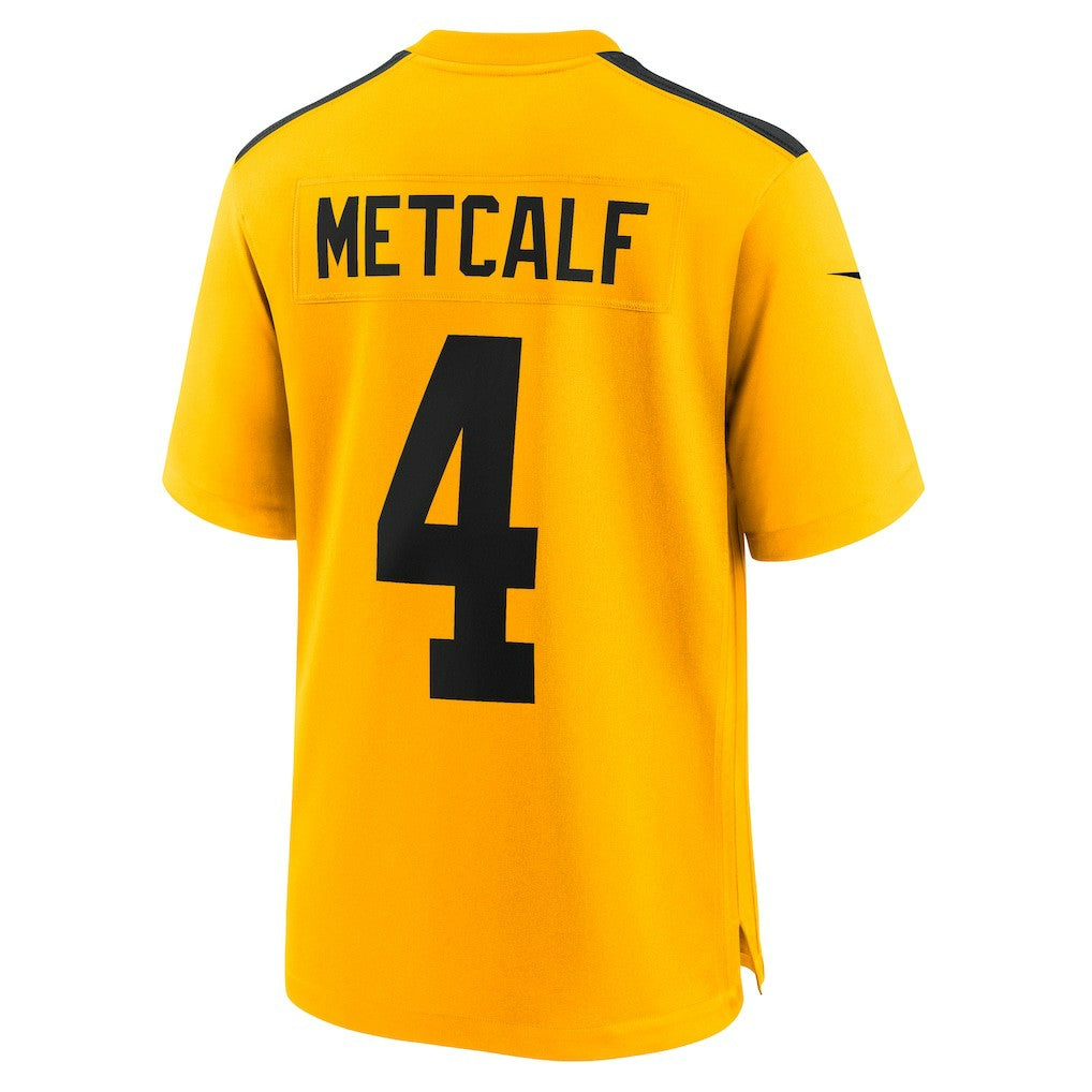 DK Metcalf Pittsburgh Steelers Alternate 1933 Throwback Game Jersey - Gold | NFL Jerseys