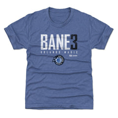 NBA - Desmond Bane Orlando Magic 500 Level Youth Elite Name & Number T-Shirt - Heather Royal