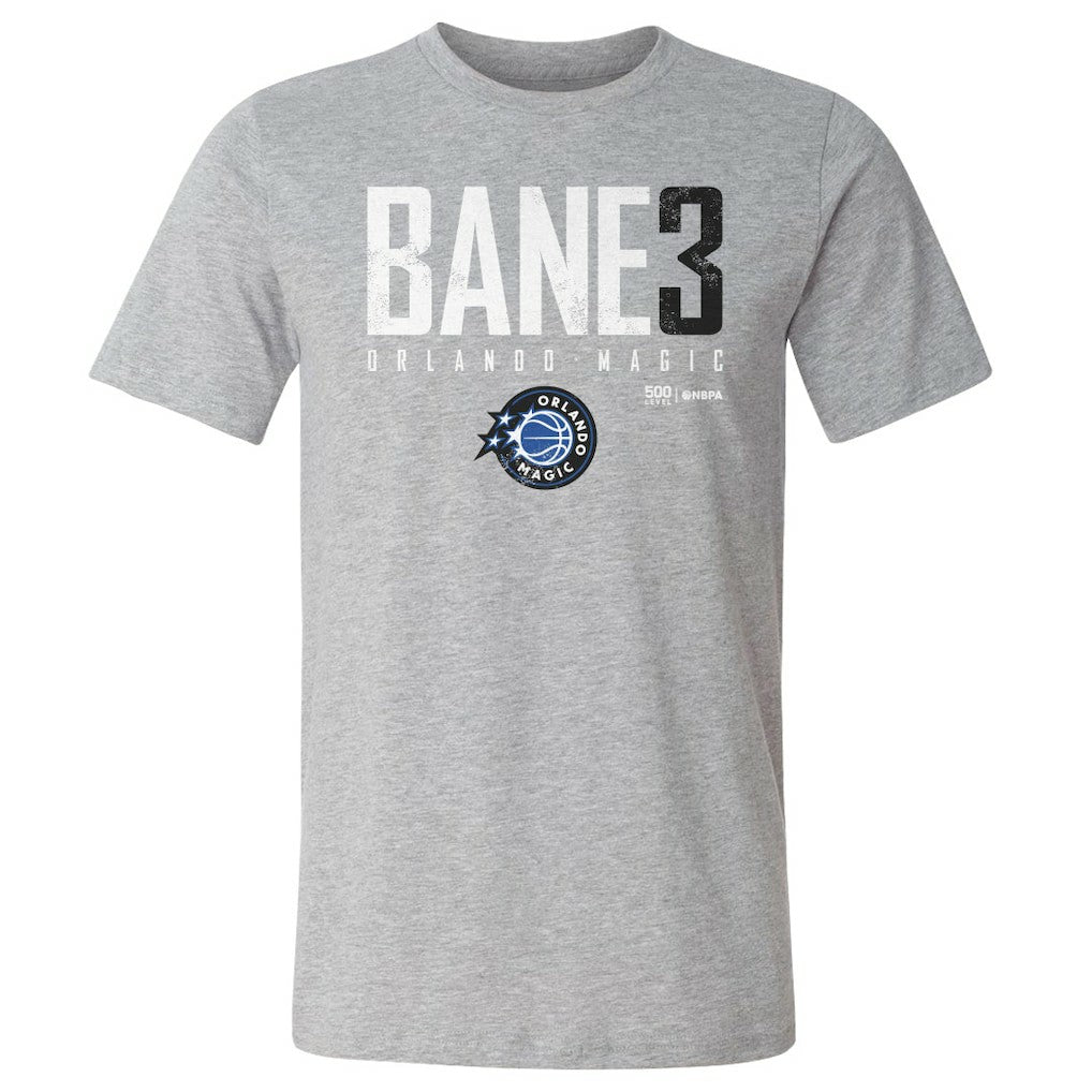 NBA - Desmond Bane Orlando Magic 500 Level Elite Name & Number T-Shirt - Gray