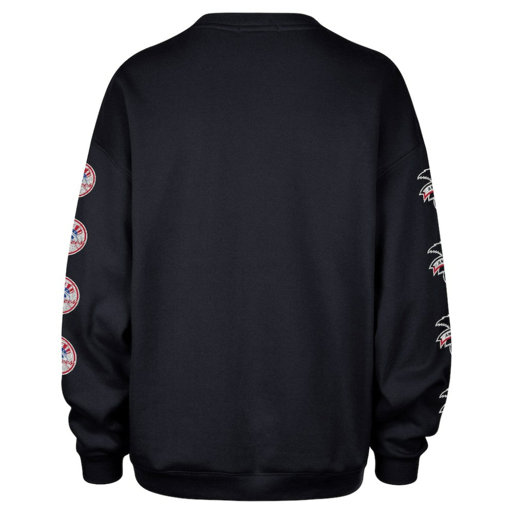 New York Yankees '47 Women's Trendy Team Go Big Oversized Sweatshirt Near Me