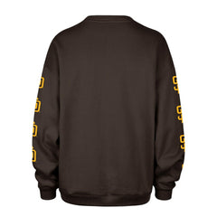San Diego Padres '47 Women's Trendy Team Go Big Oversized Sweatshirt Sale